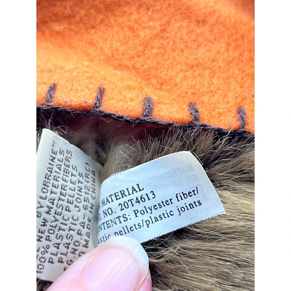 Lorraine Chien Ganz Cottage Collectibles Teddy Bear Jointed Orange Jacket LCC